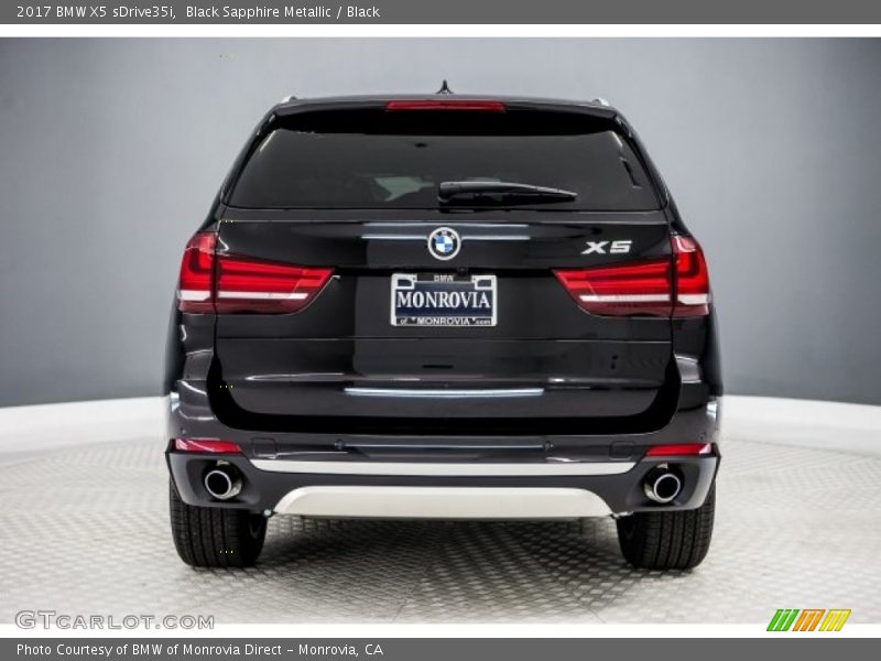 Black Sapphire Metallic / Black 2017 BMW X5 sDrive35i