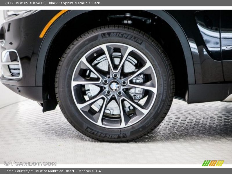 Black Sapphire Metallic / Black 2017 BMW X5 sDrive35i