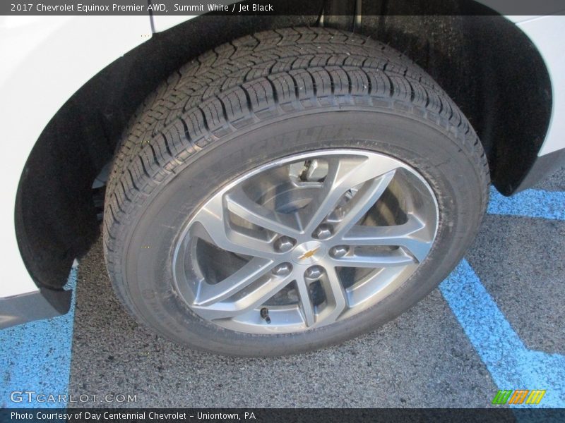 Summit White / Jet Black 2017 Chevrolet Equinox Premier AWD