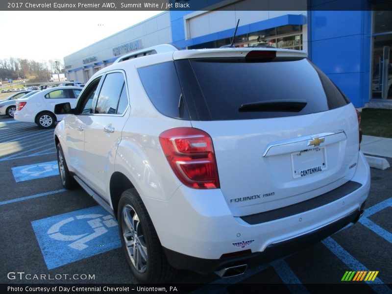 Summit White / Jet Black 2017 Chevrolet Equinox Premier AWD