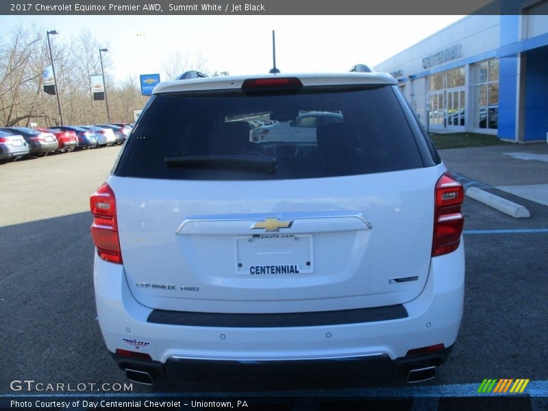 Summit White / Jet Black 2017 Chevrolet Equinox Premier AWD