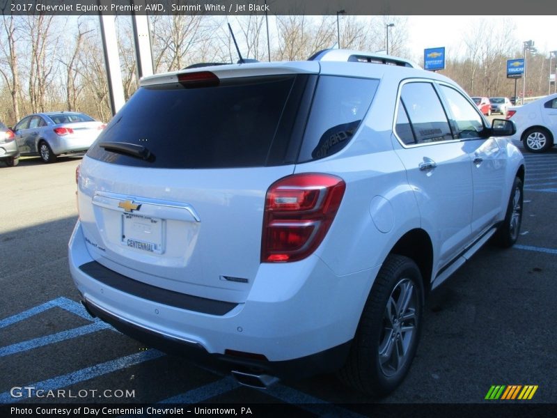 Summit White / Jet Black 2017 Chevrolet Equinox Premier AWD