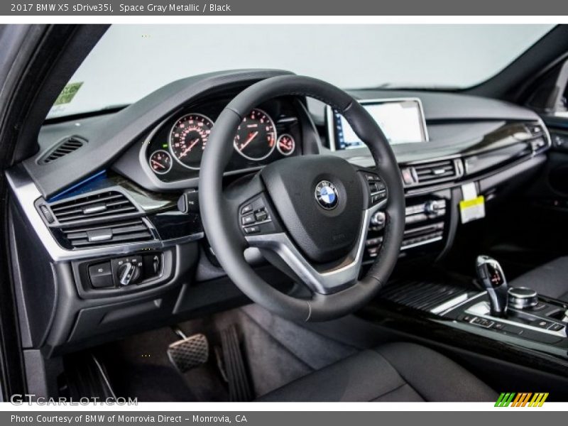 Space Gray Metallic / Black 2017 BMW X5 sDrive35i