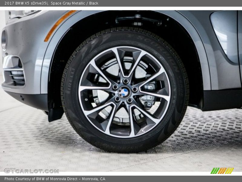 Space Gray Metallic / Black 2017 BMW X5 sDrive35i