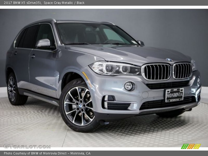 Space Gray Metallic / Black 2017 BMW X5 sDrive35i