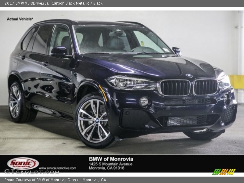 Carbon Black Metallic / Black 2017 BMW X5 sDrive35i