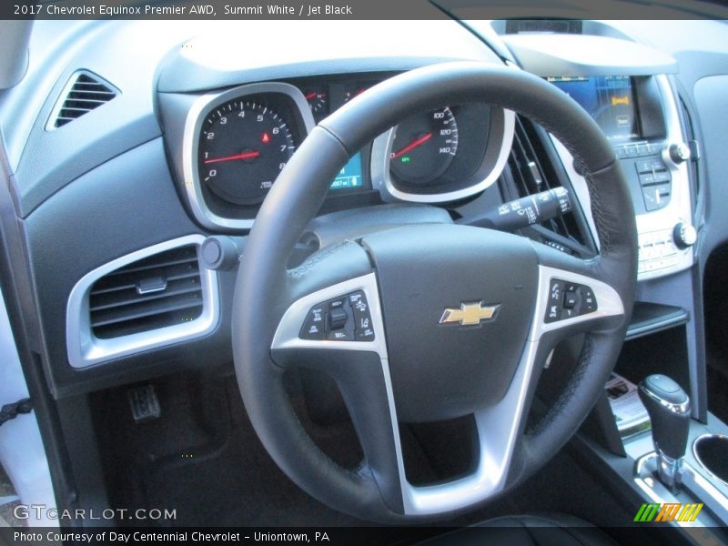 Summit White / Jet Black 2017 Chevrolet Equinox Premier AWD