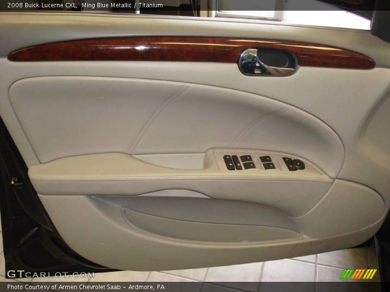 Ming Blue Metallic / Titanium 2008 Buick Lucerne CXL