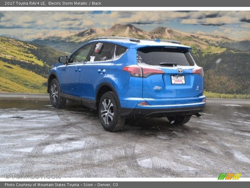 Electric Storm Metallic / Black 2017 Toyota RAV4 LE