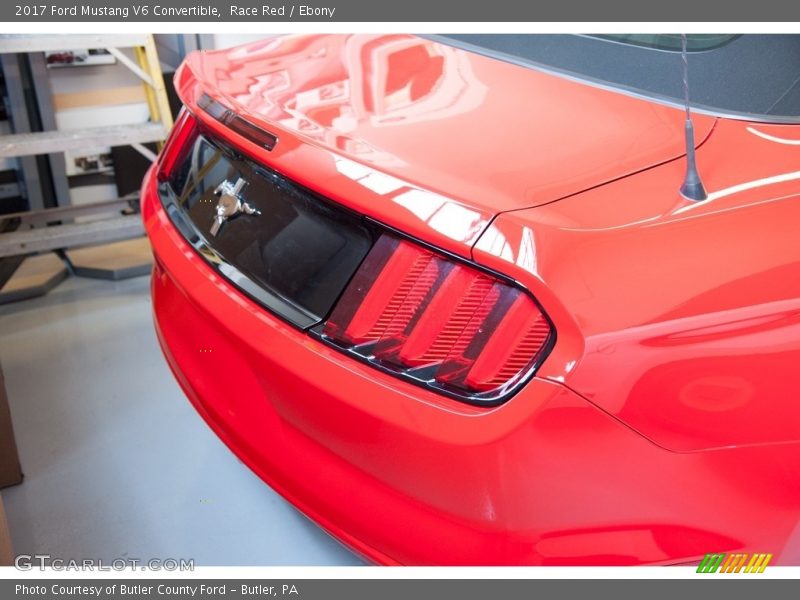Race Red / Ebony 2017 Ford Mustang V6 Convertible