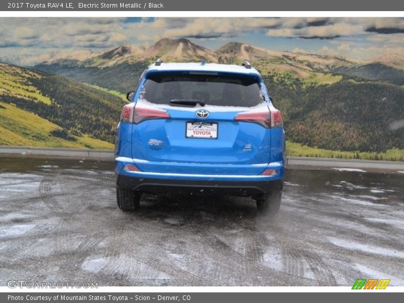 Electric Storm Metallic / Black 2017 Toyota RAV4 LE