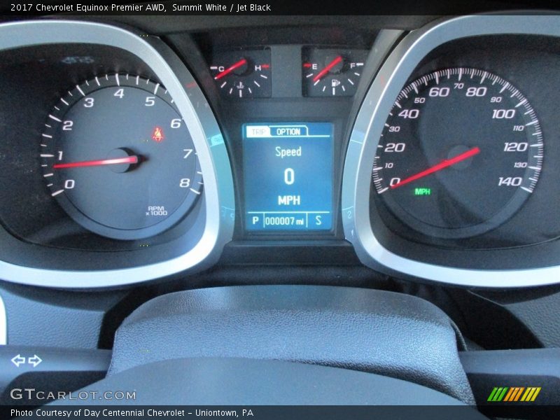 Summit White / Jet Black 2017 Chevrolet Equinox Premier AWD
