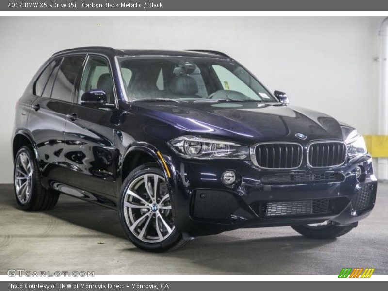 Carbon Black Metallic / Black 2017 BMW X5 sDrive35i