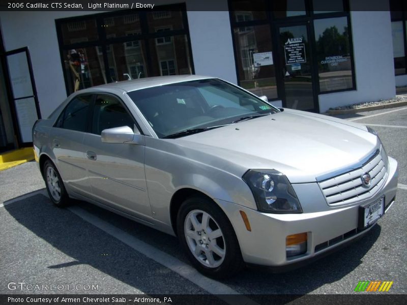 Light Platinum / Ebony 2006 Cadillac CTS Sedan