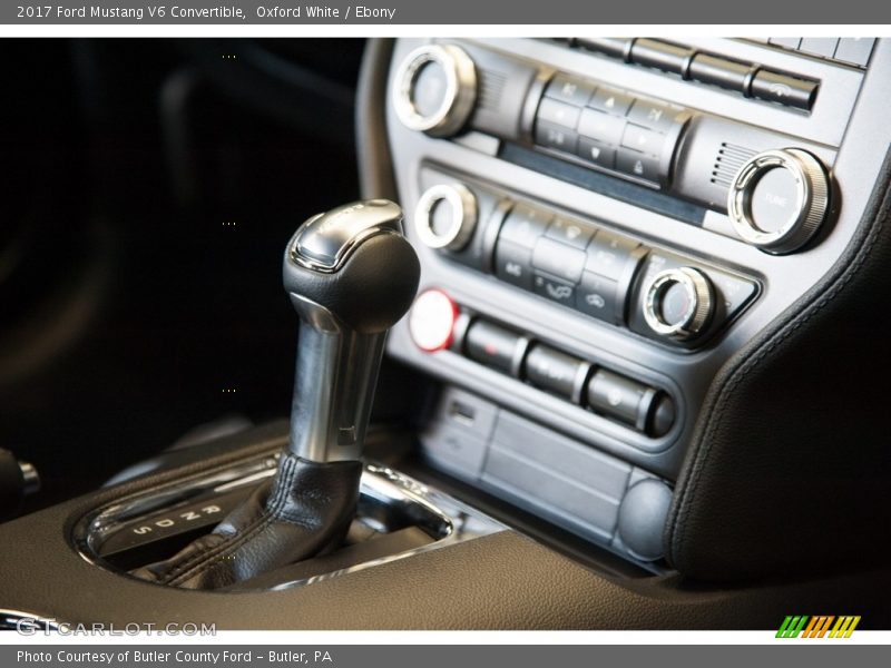 Oxford White / Ebony 2017 Ford Mustang V6 Convertible