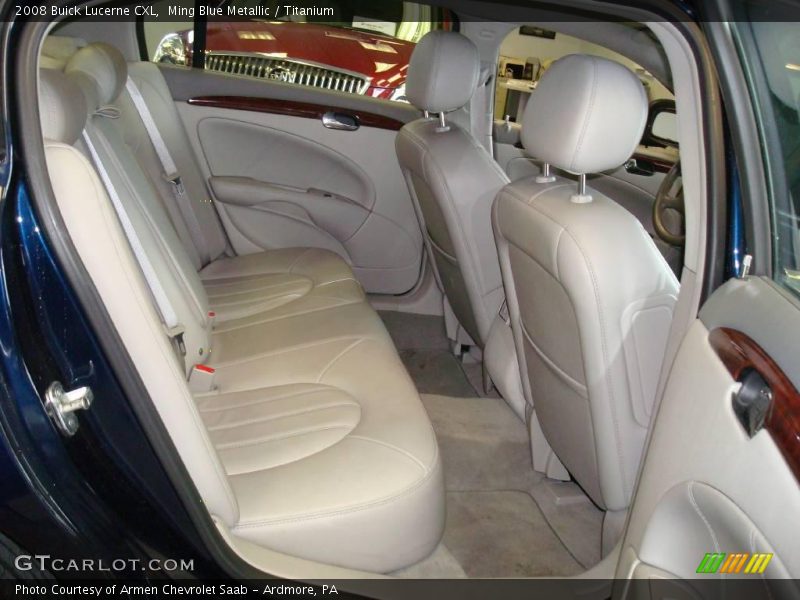 Ming Blue Metallic / Titanium 2008 Buick Lucerne CXL