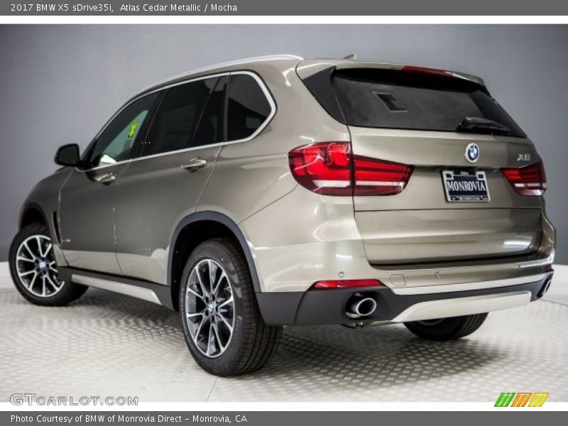 Atlas Cedar Metallic / Mocha 2017 BMW X5 sDrive35i