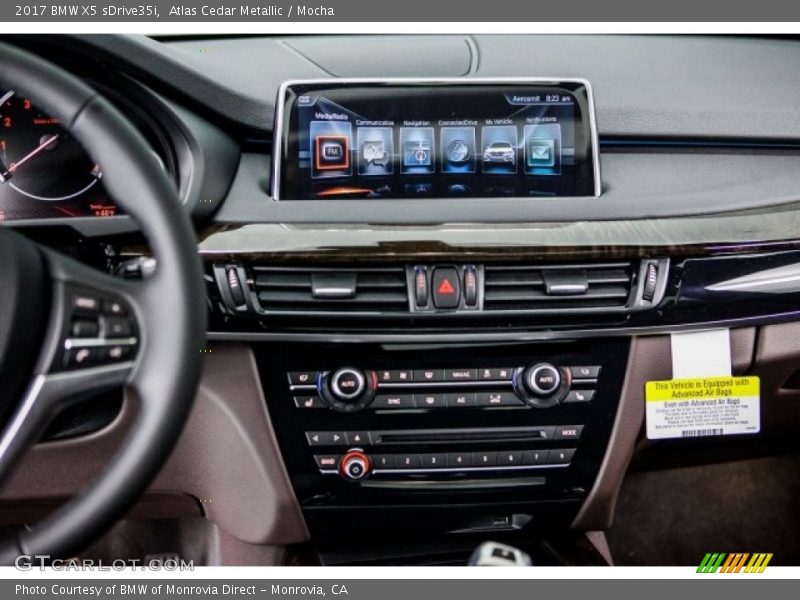 Atlas Cedar Metallic / Mocha 2017 BMW X5 sDrive35i
