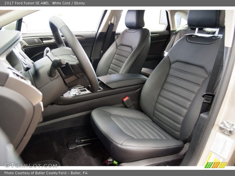 White Gold / Ebony 2017 Ford Fusion SE AWD