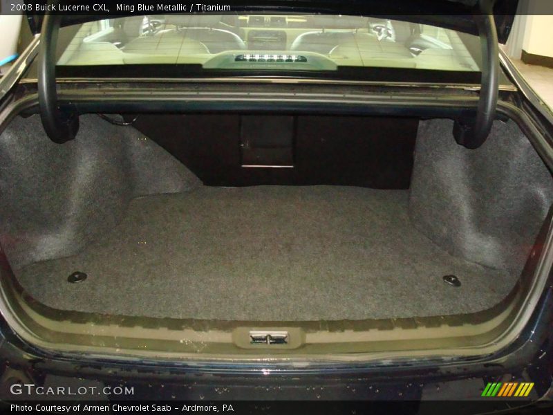 Ming Blue Metallic / Titanium 2008 Buick Lucerne CXL