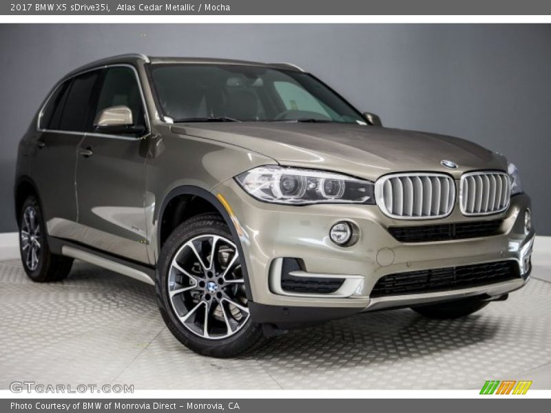Atlas Cedar Metallic / Mocha 2017 BMW X5 sDrive35i