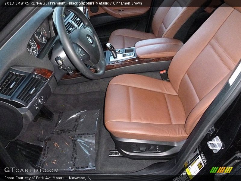 Black Sapphire Metallic / Cinnamon Brown 2013 BMW X5 xDrive 35i Premium