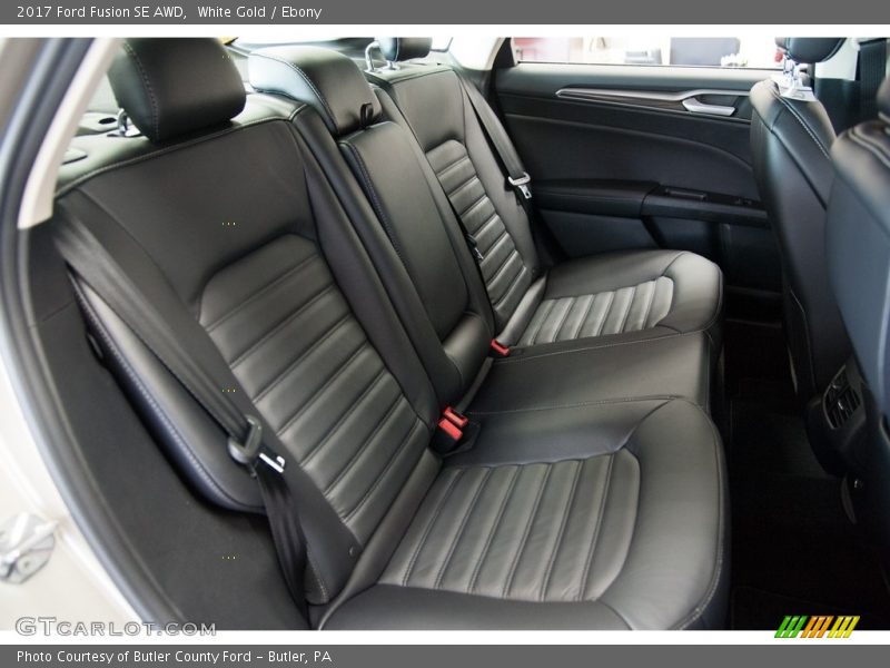 White Gold / Ebony 2017 Ford Fusion SE AWD