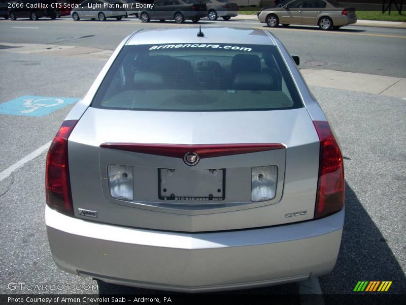 Light Platinum / Ebony 2006 Cadillac CTS Sedan