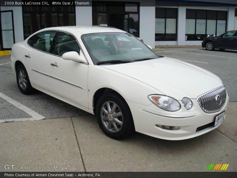 White Opal / Titanium 2009 Buick LaCrosse CXL