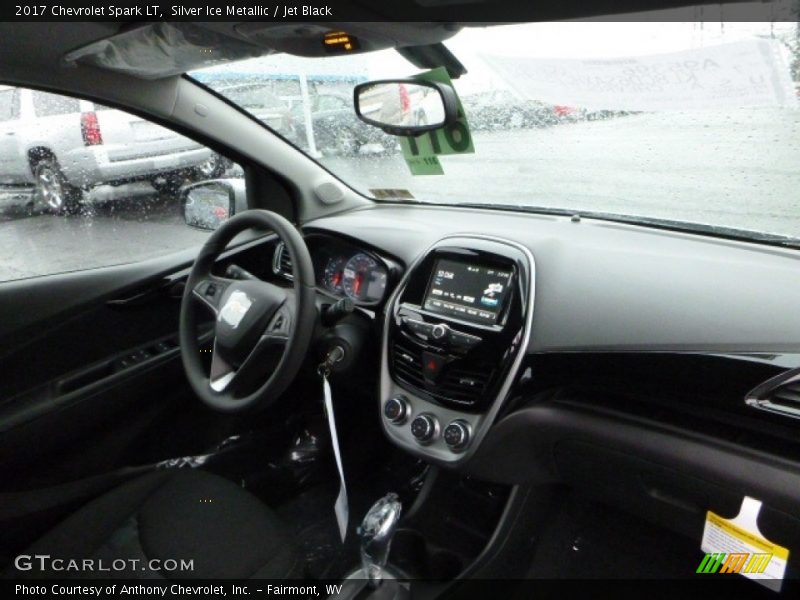 Silver Ice Metallic / Jet Black 2017 Chevrolet Spark LT