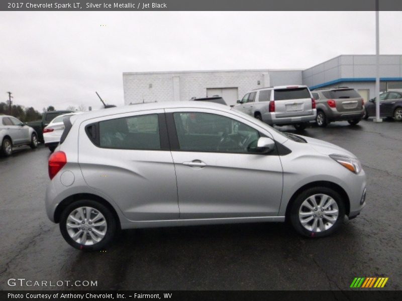 Silver Ice Metallic / Jet Black 2017 Chevrolet Spark LT