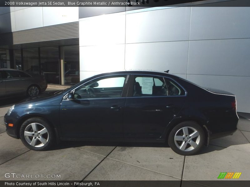 Blue Graphite Metallic / Anthracite Black 2008 Volkswagen Jetta SE Sedan