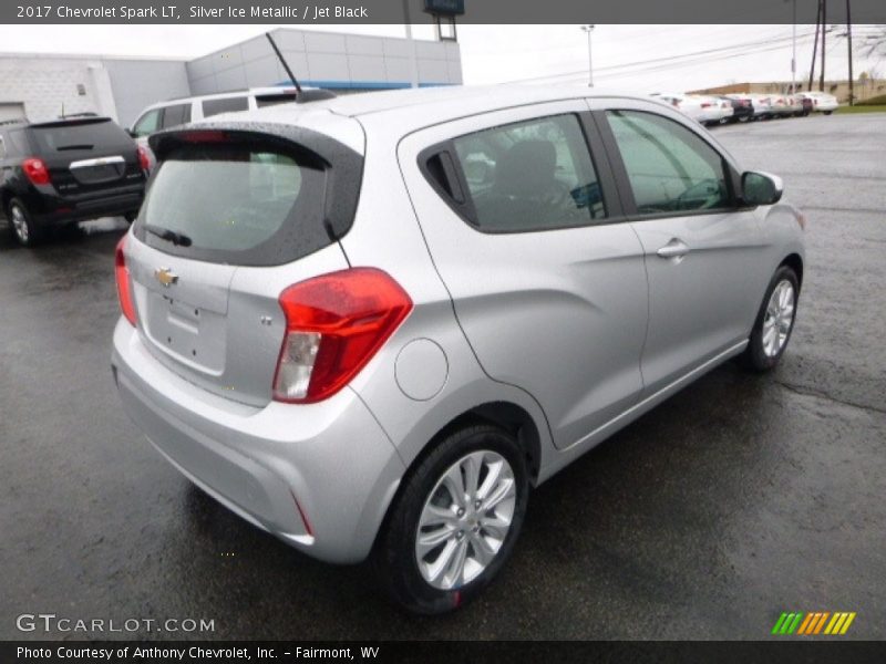 Silver Ice Metallic / Jet Black 2017 Chevrolet Spark LT