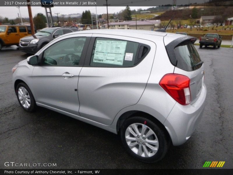 Silver Ice Metallic / Jet Black 2017 Chevrolet Spark LT