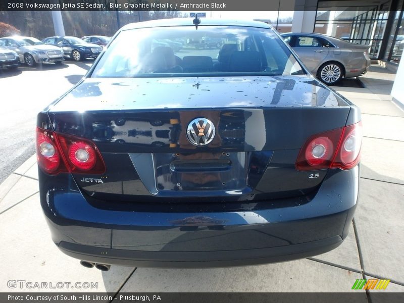 Blue Graphite Metallic / Anthracite Black 2008 Volkswagen Jetta SE Sedan