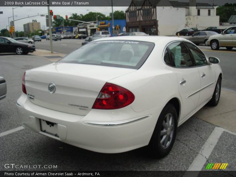 White Opal / Titanium 2009 Buick LaCrosse CXL