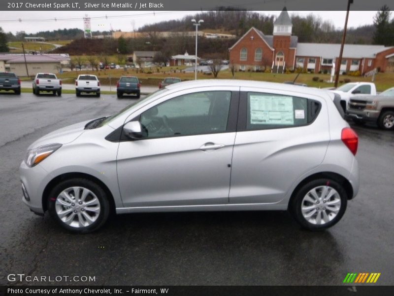 Silver Ice Metallic / Jet Black 2017 Chevrolet Spark LT