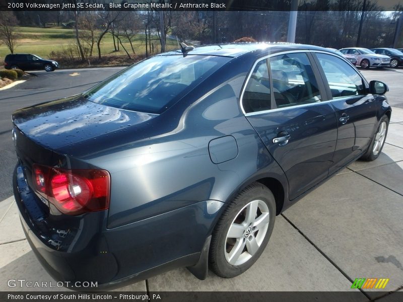 Blue Graphite Metallic / Anthracite Black 2008 Volkswagen Jetta SE Sedan