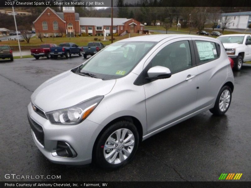 Silver Ice Metallic / Jet Black 2017 Chevrolet Spark LT