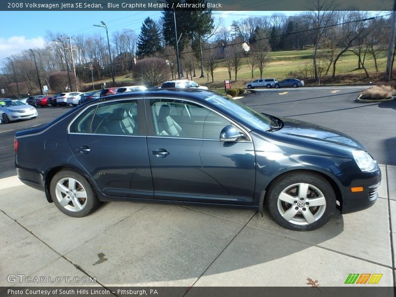 Blue Graphite Metallic / Anthracite Black 2008 Volkswagen Jetta SE Sedan