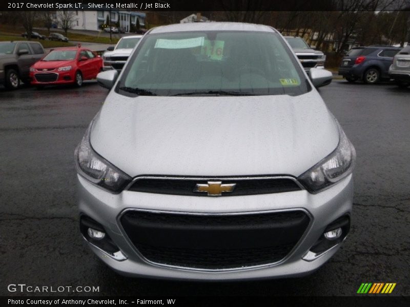 Silver Ice Metallic / Jet Black 2017 Chevrolet Spark LT