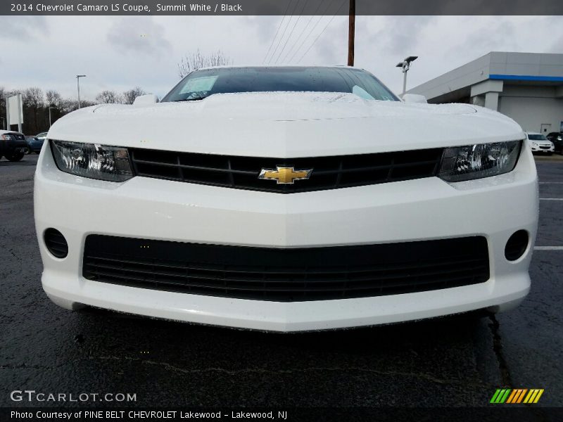 Summit White / Black 2014 Chevrolet Camaro LS Coupe