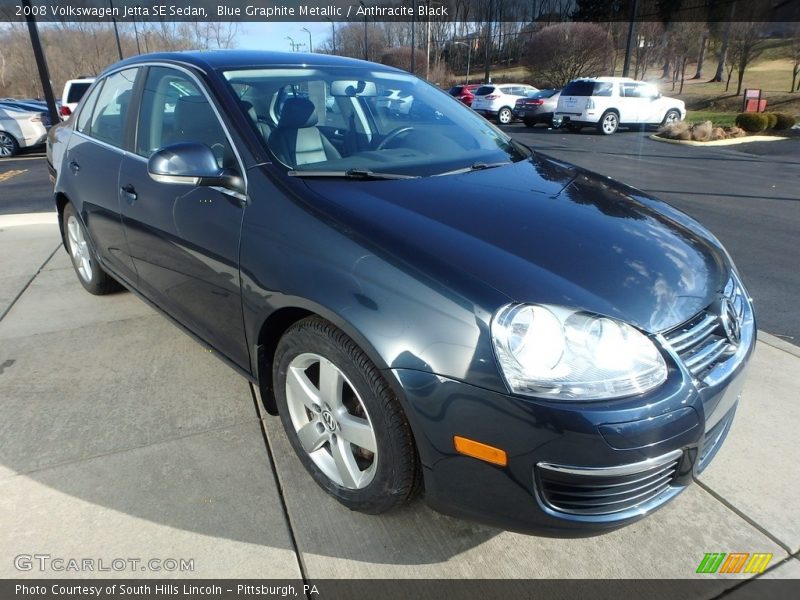 Blue Graphite Metallic / Anthracite Black 2008 Volkswagen Jetta SE Sedan