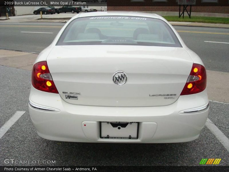 White Opal / Titanium 2009 Buick LaCrosse CXL