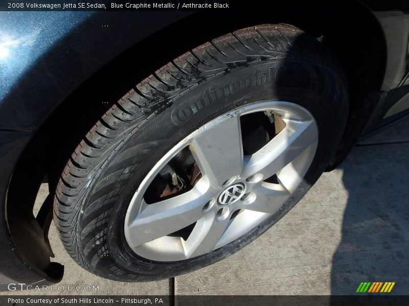 Blue Graphite Metallic / Anthracite Black 2008 Volkswagen Jetta SE Sedan