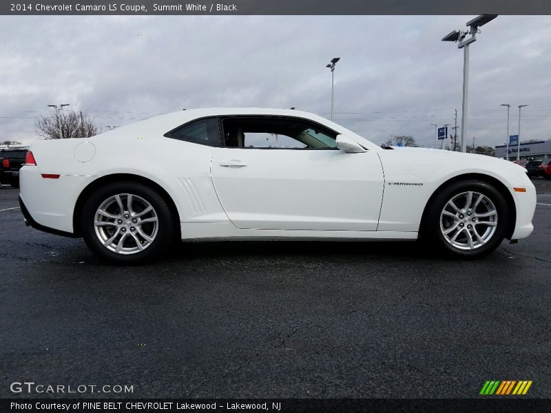 Summit White / Black 2014 Chevrolet Camaro LS Coupe