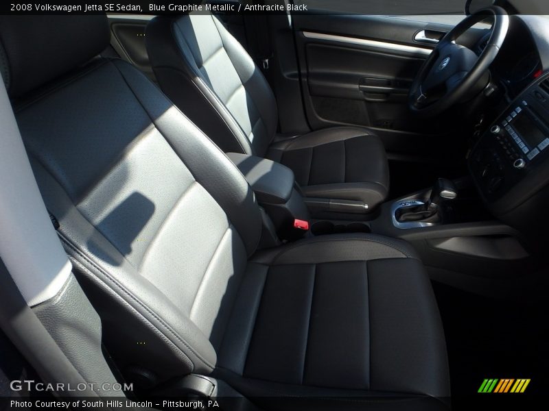 Blue Graphite Metallic / Anthracite Black 2008 Volkswagen Jetta SE Sedan