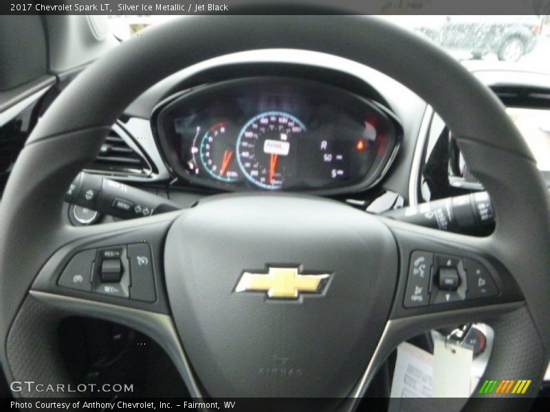 Silver Ice Metallic / Jet Black 2017 Chevrolet Spark LT