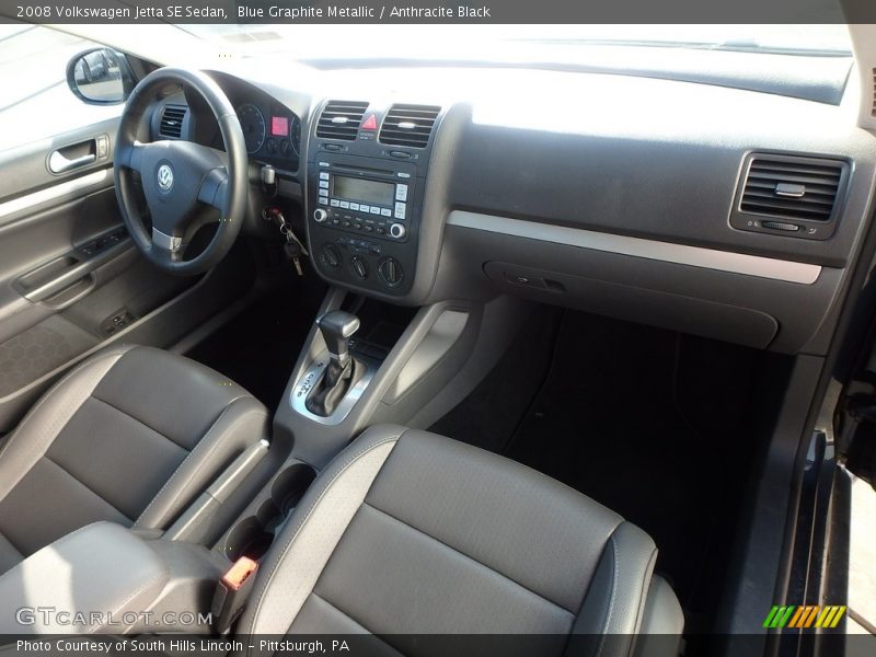 Blue Graphite Metallic / Anthracite Black 2008 Volkswagen Jetta SE Sedan