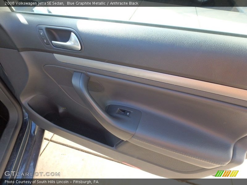 Blue Graphite Metallic / Anthracite Black 2008 Volkswagen Jetta SE Sedan